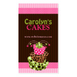Cake Bakery Business Cards