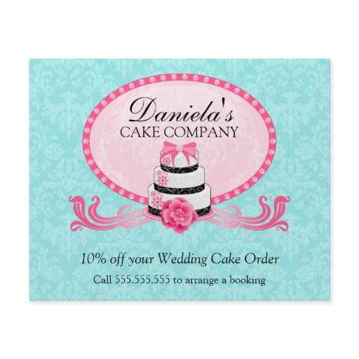 Cake Bakery Discount Voucher Full Color Flyer Zazzle