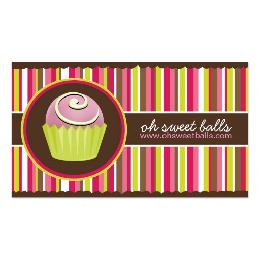 Cake Balls Business Cards (front side)