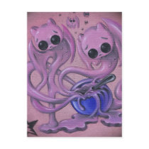 cake batter postcard