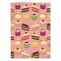 Cake Buffet (Pink) Card