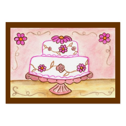 Cake Business Card (front side)