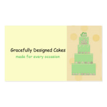 Cake Decorating/Baking Business Card Template