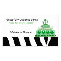 Cake Decorating Business Business Cards