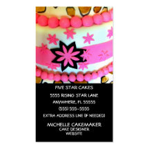 Cake Decorating Business Cards