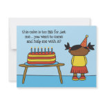 Cake - Invitation invitations