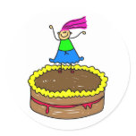 Cake Kid Stickers