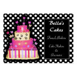 Cake makers business Cards business cards
