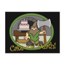 Cake or Death Postcards