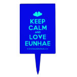 [Two hearts] keep calm and love eunhae  Cake Picks
