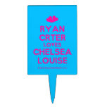 [Two hearts] ryan crter loves chelsea louise  Cake Picks