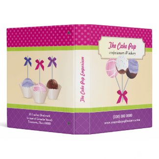 Cake Pop Business Binder