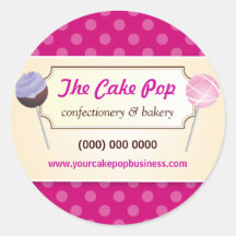 Cake Pop Dots Promotional Sticker