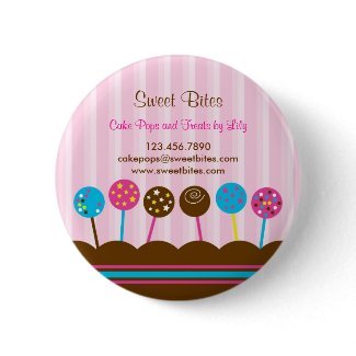 Cake Pops Bakery Button