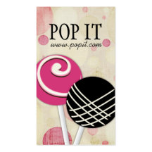 Cake Pops Business Cards