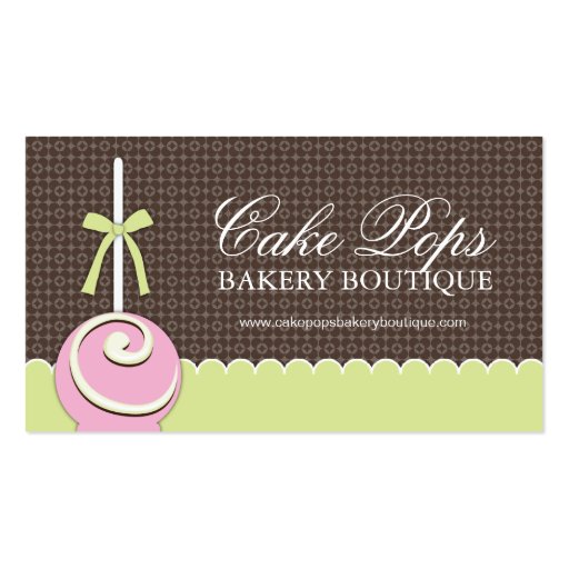 Cake Pops Business Cards (front side)