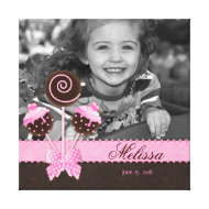 Cake Pops Kids Girl Canvas Print Photo Template P wrappedcanvas