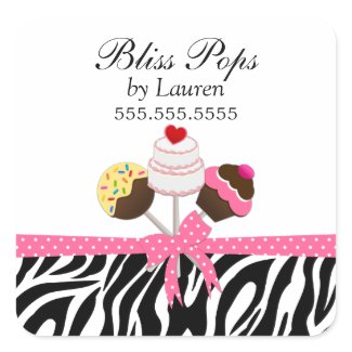 Cake Pops Stickers sticker