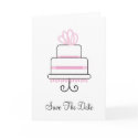 cake, Save The Date cards