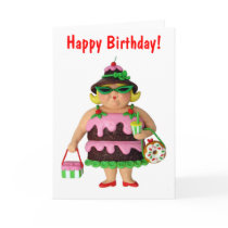 Cake Woman cards