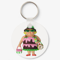 Cake Woman keychains