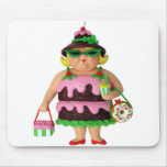 Cake Woman Mouse Pads