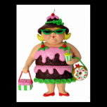 Cake Woman postcards