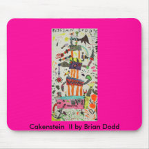 Cakenstein Mouse Pad by Brian Dodd