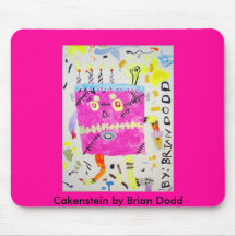 Cakenstein Mouse Pad by Brian Dodd