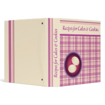Cakes and cookies recipe binder