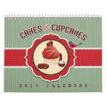 Cakes & Cupcakes Calendar calendars