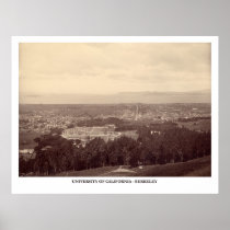 Cal Berkeley Campus Photo 1888 Poster