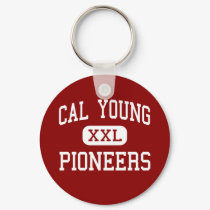 Cal Young - Pioneers - Middle - Eugene Oregon keychains