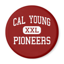 Cal Young - Pioneers - Middle - Eugene Oregon Magnets