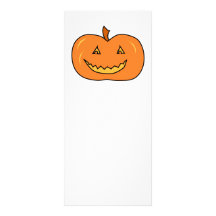 Calabaza de Halloween con mueca Diseños De Tarjetas Publicitarias