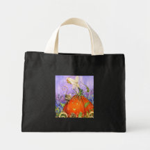 Calabaza y tote mágicos de los amigos bolsa de mano
