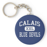 Calais - Blue Devils - High School - Calais Maine Key Chains