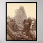 Calamity Peak near Custer City SD 1893 Poster
