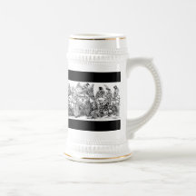 Calavera Bicyclists circa late 1800's Mexico Mugs