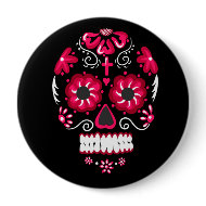 Calavera button