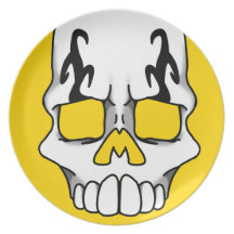 Calavera (Gold) Plate