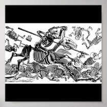 "Calavera of Don Quixote" circa early 1900's Print