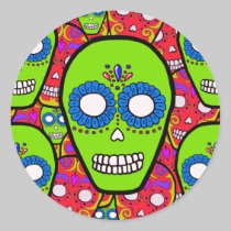 Calaveras Sugar Skulls stickers