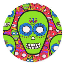 Calaveras Sugar Skulls stickers by toxiferousdark Calaveras Sugar Skulls stickers