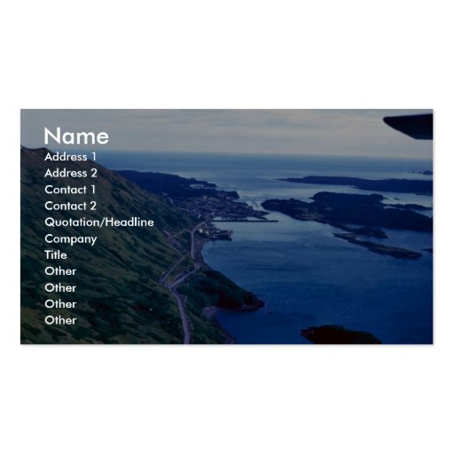 Calcin Bay at Kodiak National Wildlife Refuge Business Card Templates