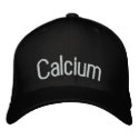 Calcium embroidered hats