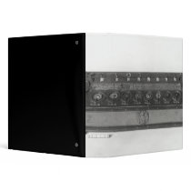 Calculating Machine invented 3 Ring Binders