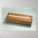 Calculating machine invented by Blaise Pascal Print