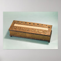 Calculating machine invented by Blaise Pascal Print