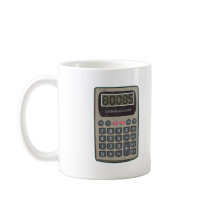 Calculator, 80085 mugs by jamierushad Calculator, 80085 mugs